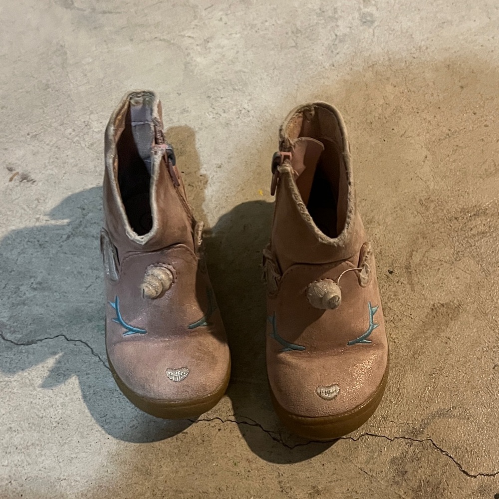 Cat & Jack Pink Unicorn Kids Boots